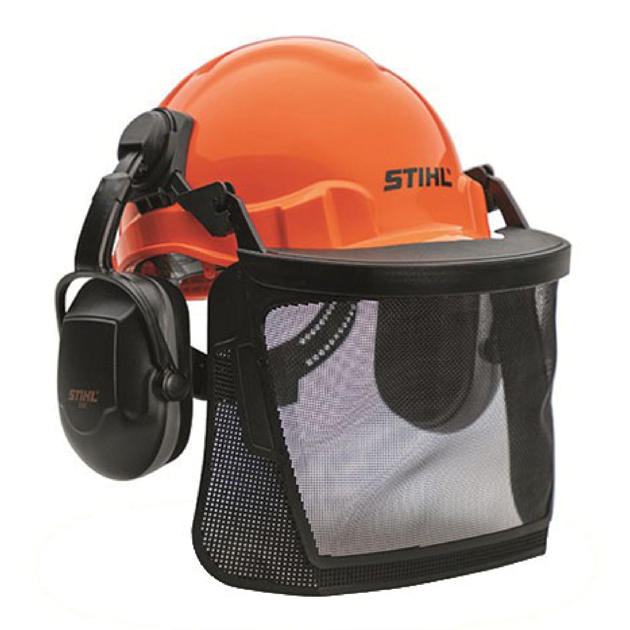 Stihl 7010 888 0800 Sistema de casco para leñador con protección para oídos y cara