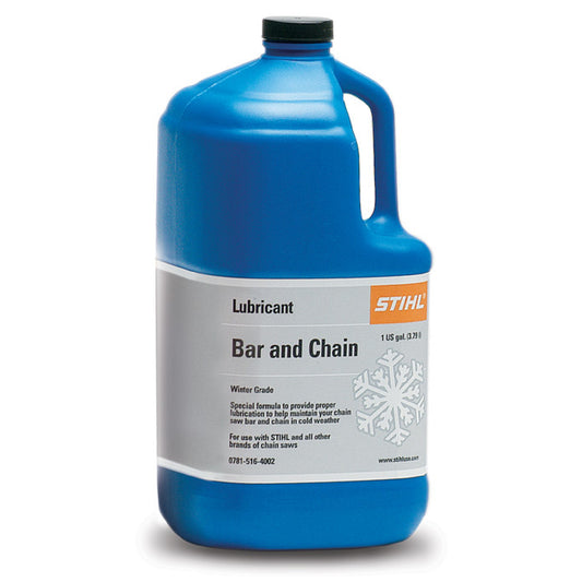 Stihl 7010 871 0212 Aceite para barra y cadena Winter Blue 1 galón