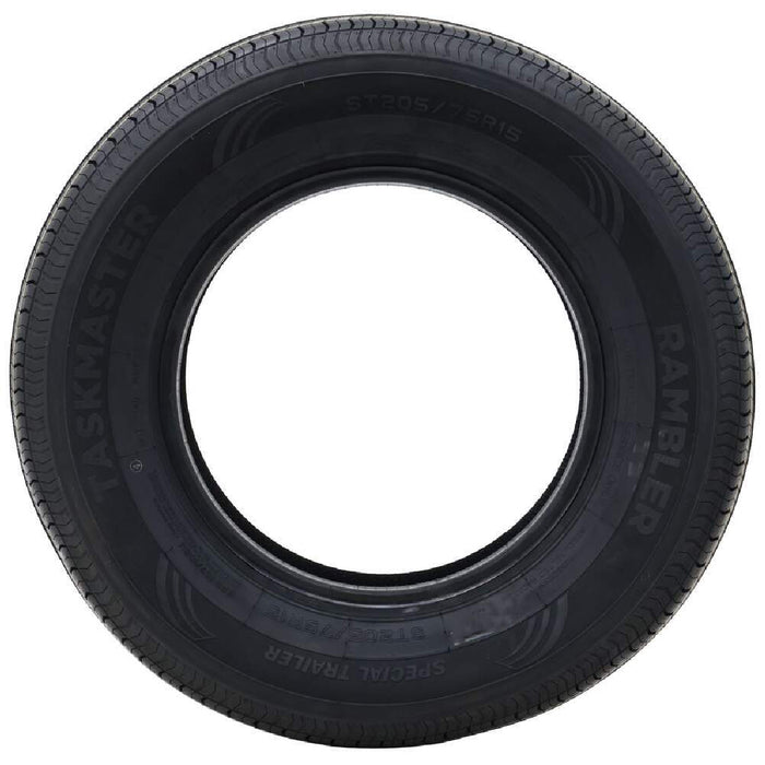 Taskmaster Components P-22575R150E-M-60655BM ST225/75R15 Trailer Tire Asm / Black Mod / 10ply / 655 / Provider Ser