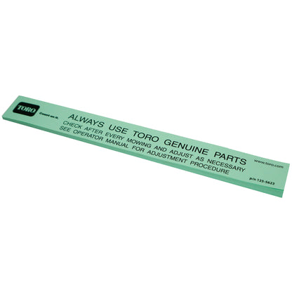 Toro 125-5623 PAPER-TORO REEL BOOKLET