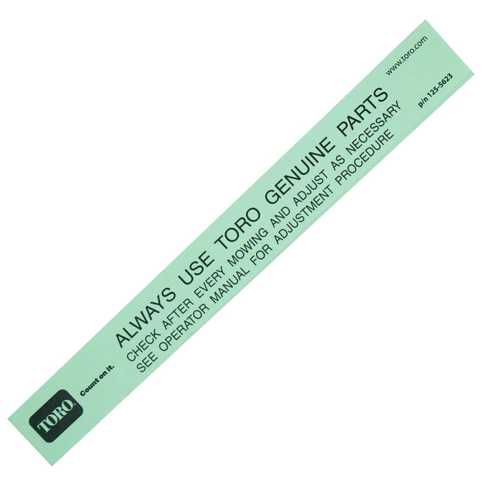 Toro 125-5623 FOLLETO DE CARRETE DE PAPEL-TORO