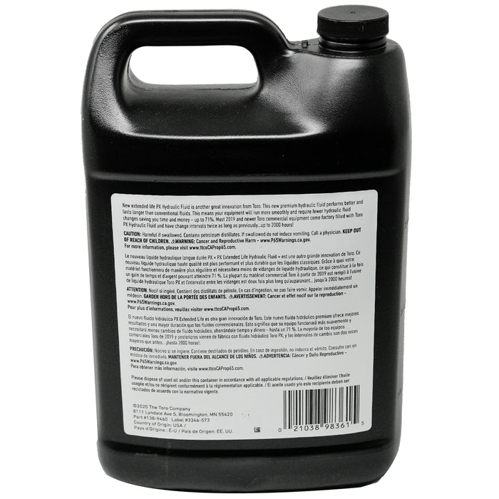 Toro 138-9460 PX Extended Life Hydraulic Fluid - 1 Gallon