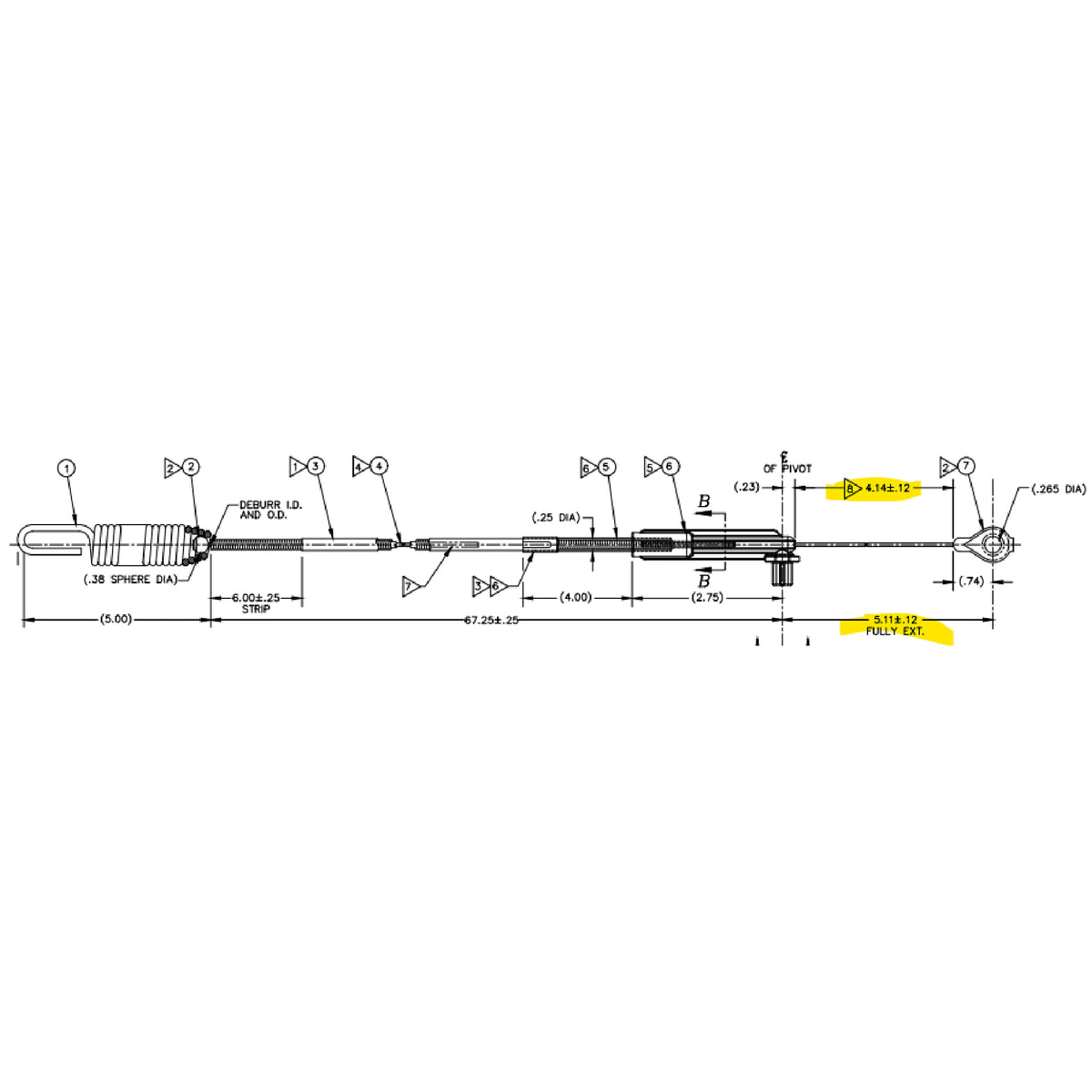 Cable de freno Toro 161-3177