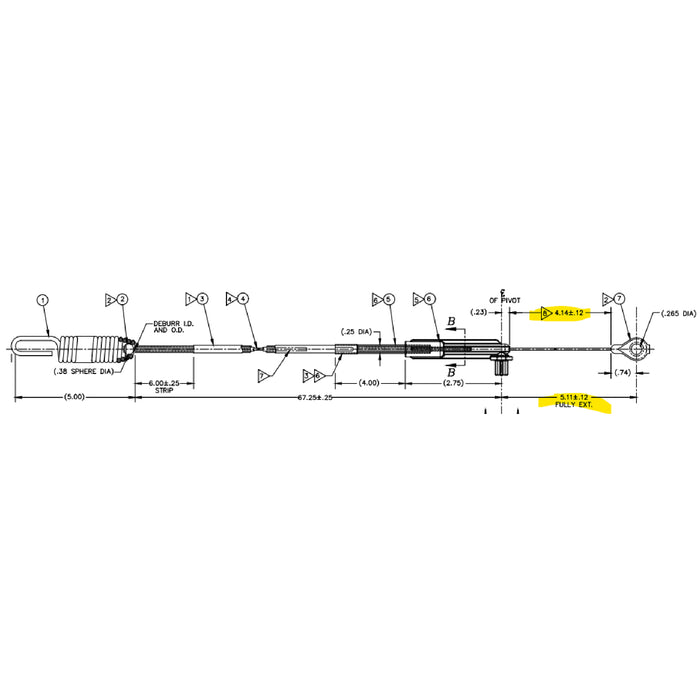 Cable de freno Toro 161-3177