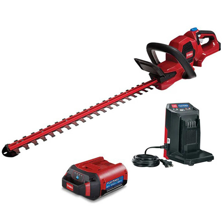 Toro 51840 60V MAX Battery 24 In. Hedge Trimmer w/ Battery & Charger