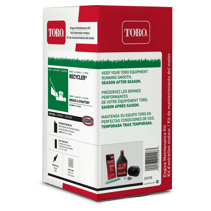 Toro 20298 Briggs & Stratton EXi Engine Maintenance Kit