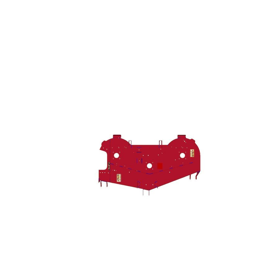Toro 133-4461 60 Inch Deck & Decal Assembly