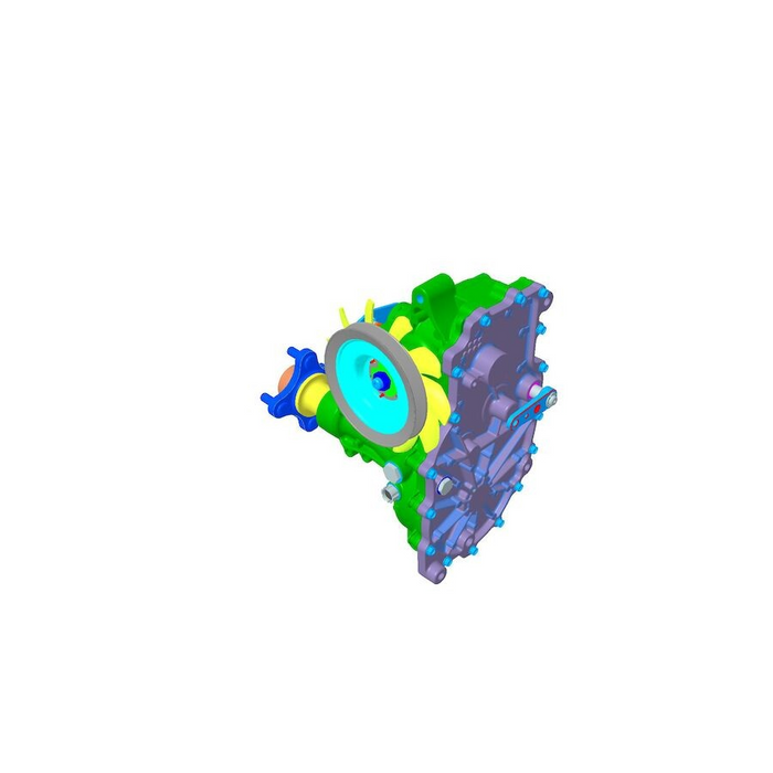 Toro 147-2861 Right Hand Hydro Transmission Assembly (ZT2800)