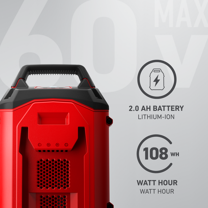 Toro 88620 60V MAX Flex-Force 2.0Ah Lithium-Ion Battery