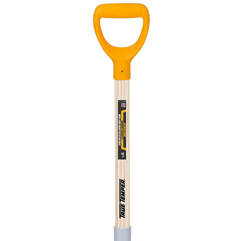 Pala de polietileno True Temper 1680700 n.° 14 con mango de madera dura de 27 pulgadas