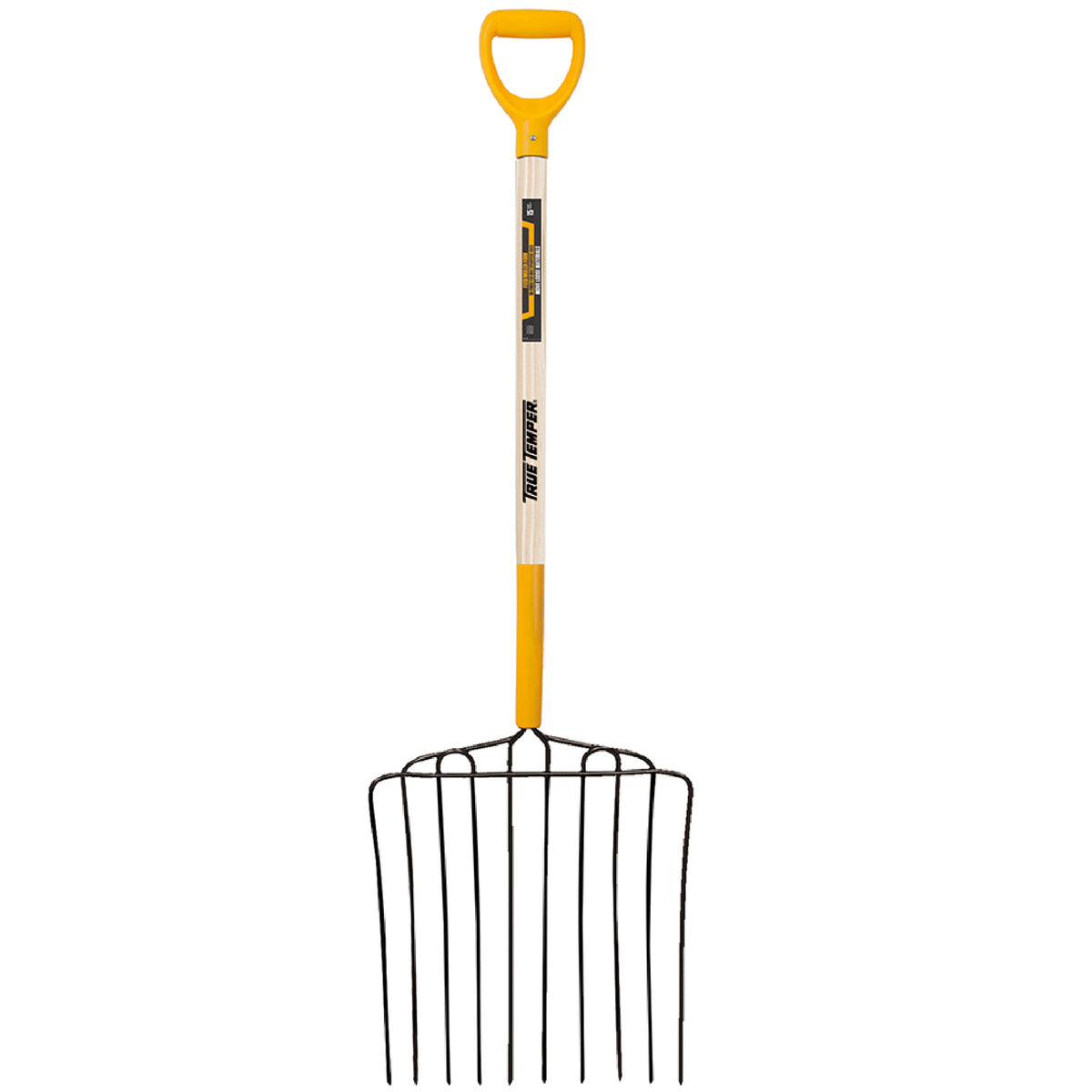 True Temper 10-Tine Bedding Fork with Hardwood Handle