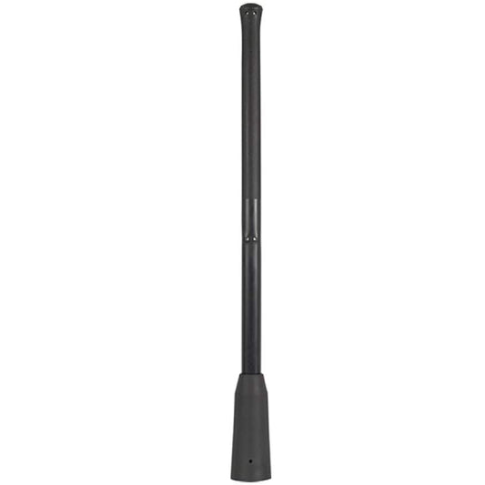 Mango de ganzúa de arcilla/ferrocarril True Temper de 36 pulgadas, fibra de vidrio negra