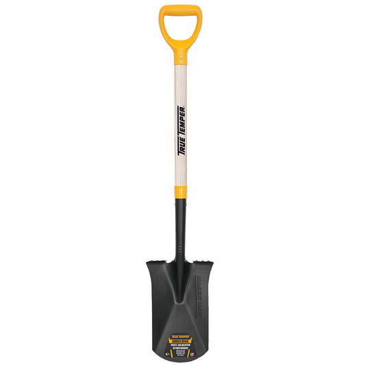 Pala de borde True Temper 2540800 con mango de madera dura de 24 pulgadas