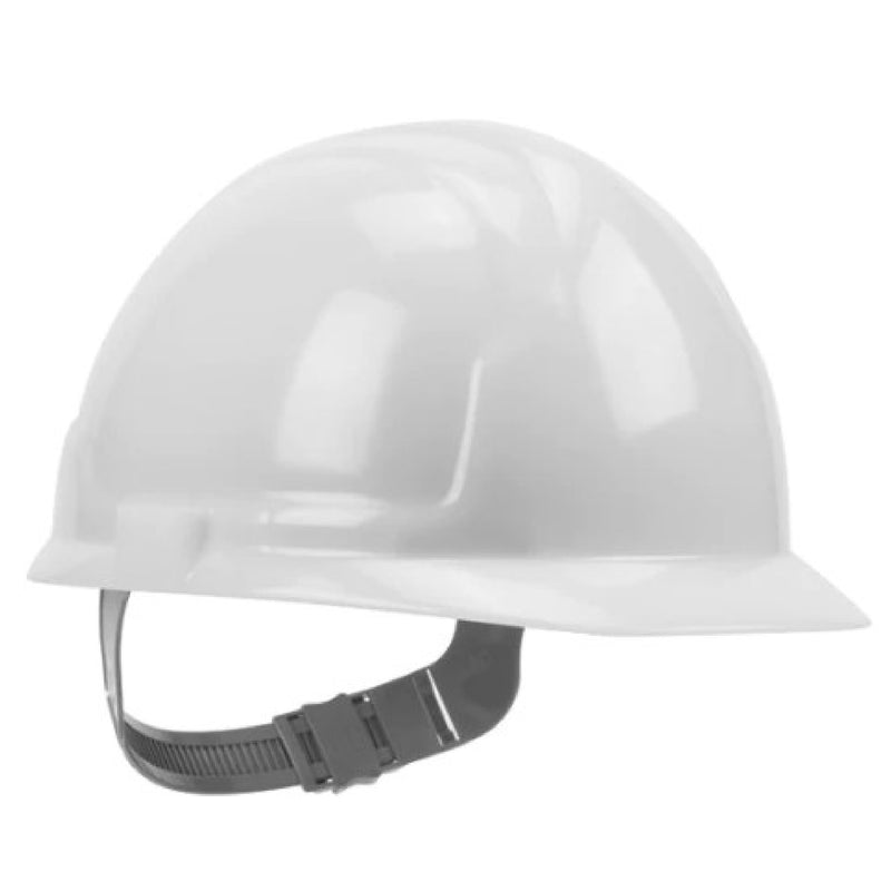 True Value 240999 Casco de seguridad estilo gorra blanca