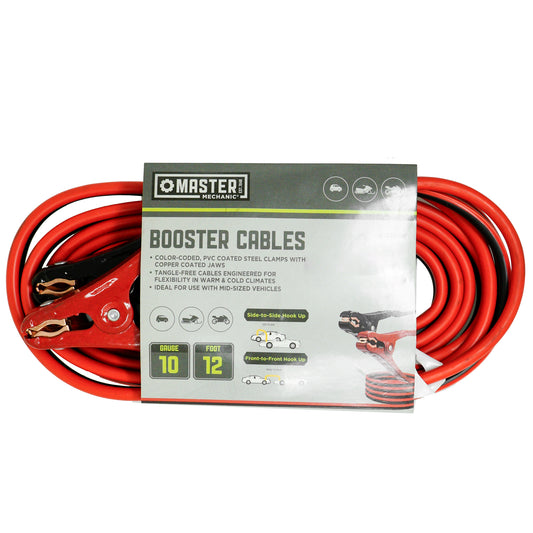 Master Mechanic 601896 Booster Cable 10-Gauge 12ft. 200A