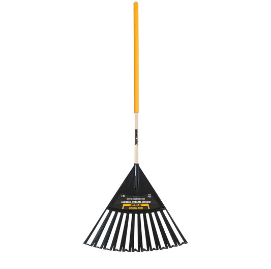 Rastrillo de hojas de polietileno antiobstrucciones True Temper 2914912 de 24 pulgadas