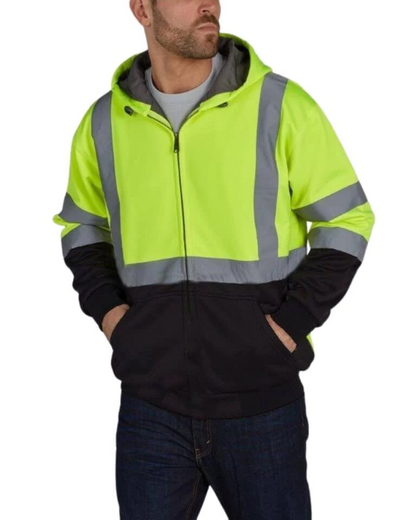 Utility Pro UHV425 HiVis Soft Shell Full Zip Hoodie
