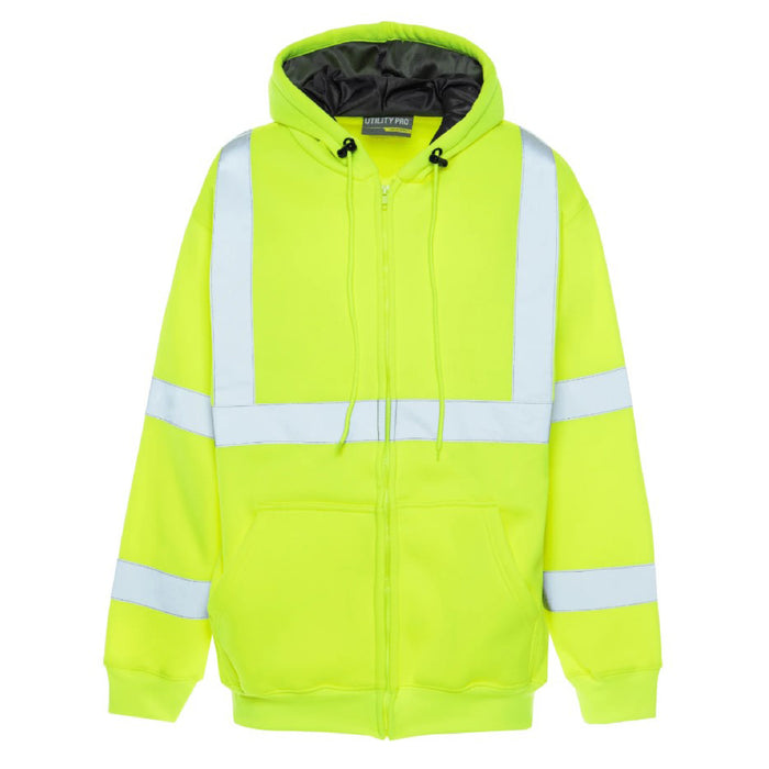 Utility Pro Wear UHV424 HiVis Lightweight Soft Hoodie Yellow