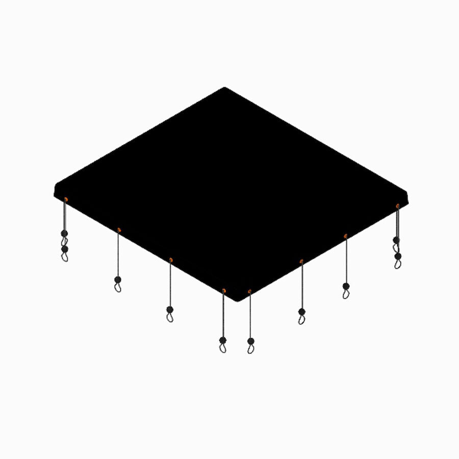 Boss VBS19373 Tarp With Bungees,Vbx3000