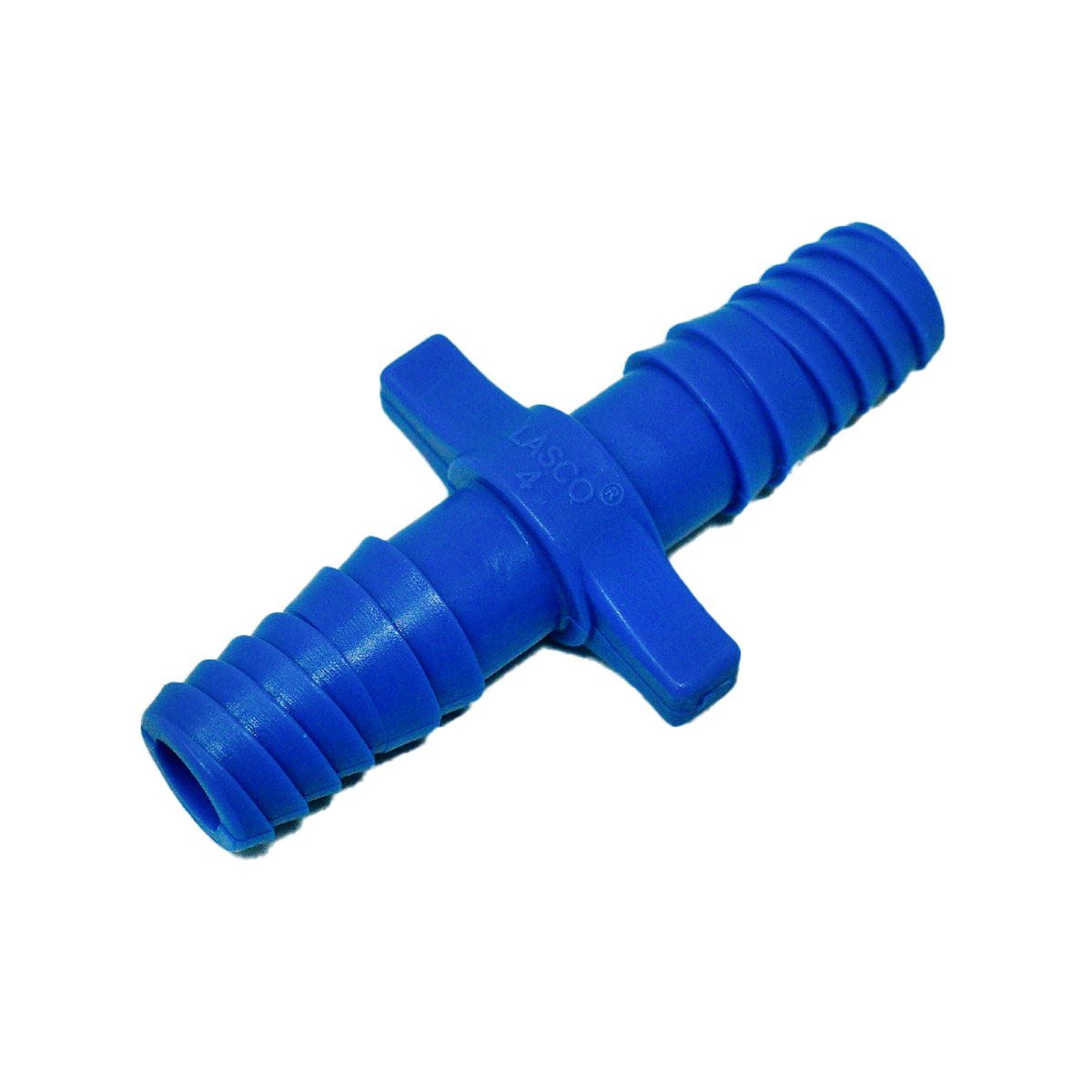 Westlake Pipe & Fittings 3201-004 ½ COUPLING, DOUBLE HELIX Blue Twister