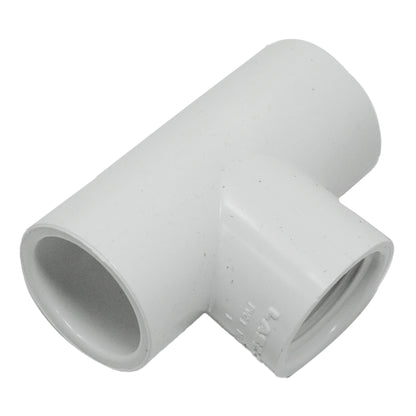 Westlake Pipe & Fittings 402010BC Te de 1" deslizante x deslizante x rosca hembra (FPT) Cédula 40
