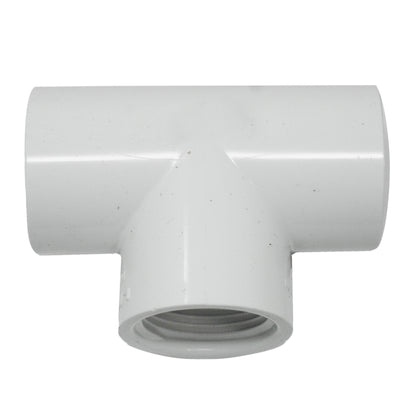 Westlake Pipe & Fittings 402010BC Te de 1" deslizante x deslizante x rosca hembra (FPT) Cédula 40