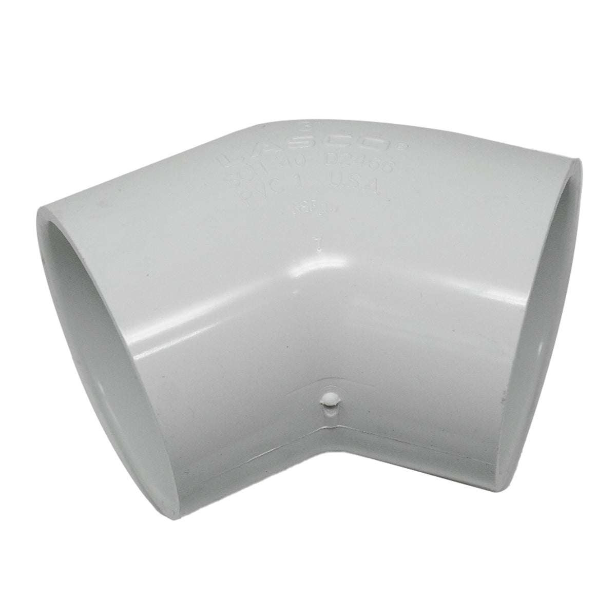 Codo de 45° de 3" Slip x Slip, cédula 40, Westlake Pipe & Fittings 417030