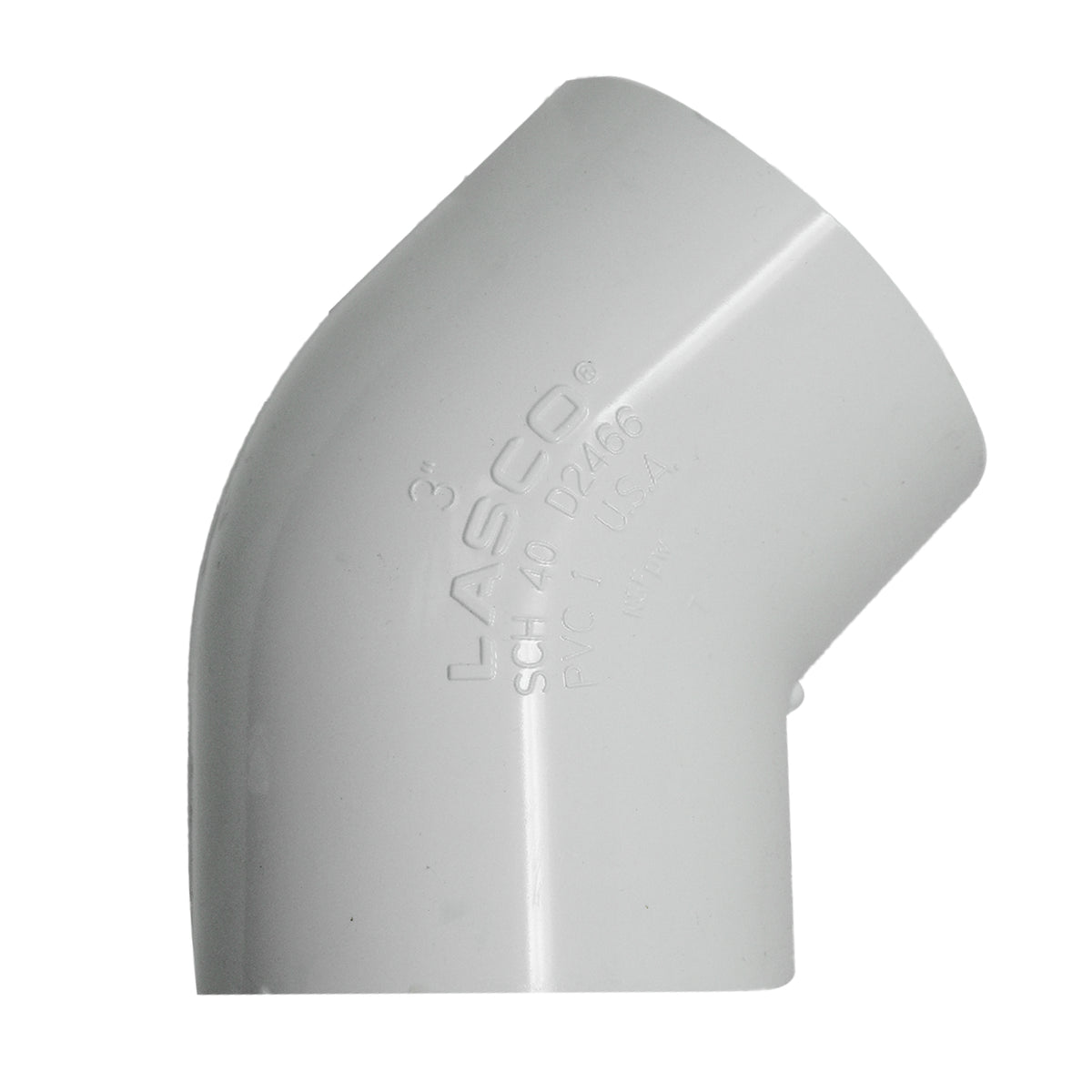 Codo de 45° de 3" Slip x Slip, cédula 40, Westlake Pipe & Fittings 417030