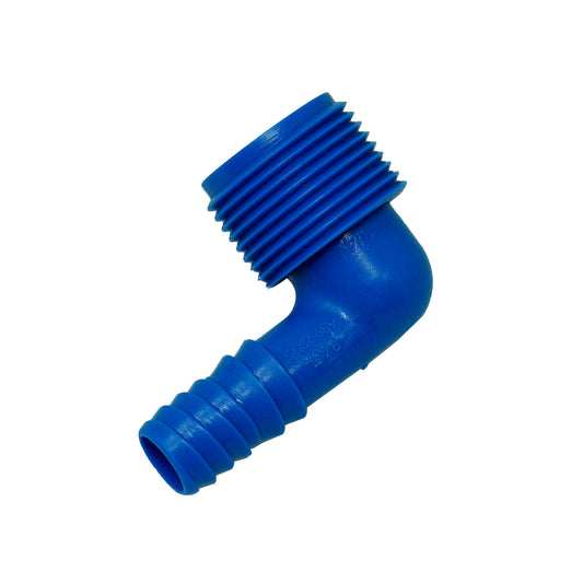 Westlake Pipe & Fittings 3300-007 ¾ ELBOW, MIPT X DOUBLE HELIX Blue Twister