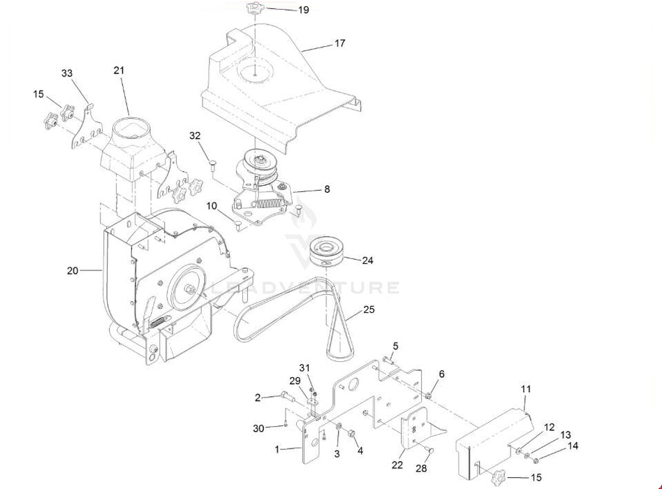 Toro 78575 52 In E-Z Vac Blower and Drive Kit