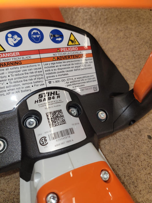 Stihl HSA 94 R Battery Hedge Trimmer