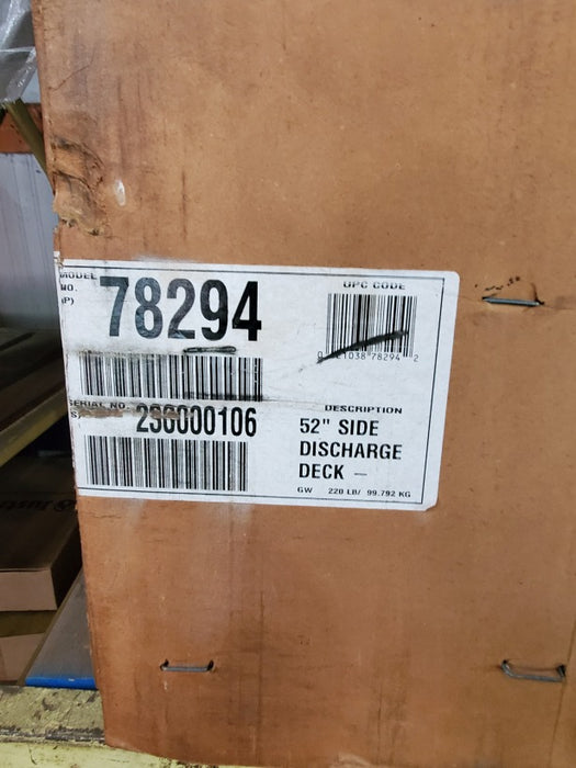 Toro 78294 - Plataforma de corte de descarga lateral de 52 pulgadas