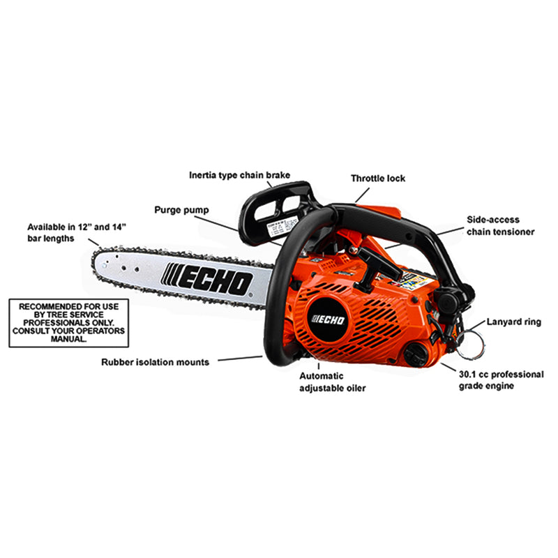 Motosierra con mango superior Echo CS303T