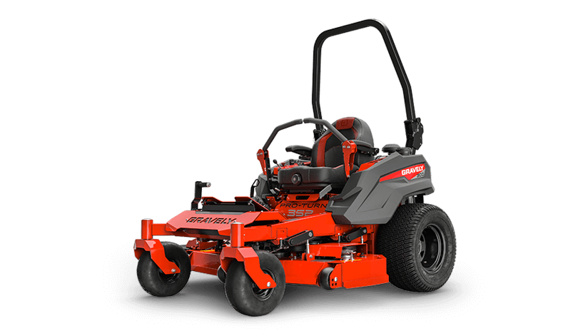 Gravely 992528 Pro-Turn 352 25.5 hp Kawasaki FX801V con plataforma X-Factor 3 de 52" calibre 7, transejes Parker HTJ, Ogu