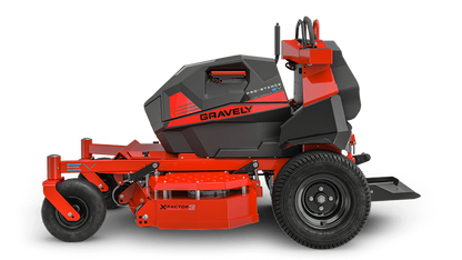 Gravely 998002 Pro-Stance EV 52 Descarga Lateral con Plataforma X-Factor 3 de 52" Calibre 7 y 4 Baterías de Iones de Litio