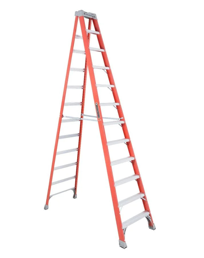 Louisville Ladder 12 Ft. Fiberglass Step Ladder, Type IA, 300 Lb. Rated