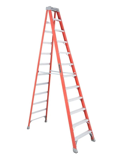 Louisville Ladder 12 Ft. Fiberglass Step Ladder, Type IA, 300 Lb. Rated