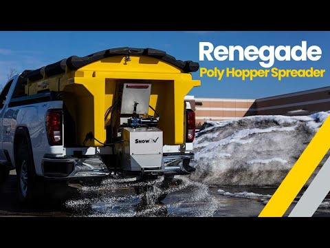 SnowEx 81410 Renegade Poly Hopper Spreader
