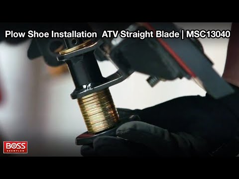 Boss MSC13040 ATV Straight Blade Plow Shoe Kit