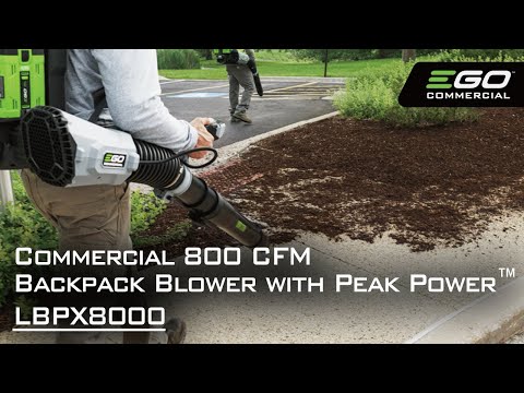 EGO LBPX8006-2 Battery Backpack Blower W/ 2 Batteries & Charger