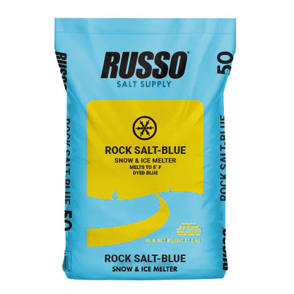 Russo 50 LB Bag of Rock Salt Blue