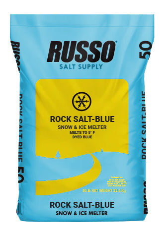 Russo 50 LB Bag of Rock Salt Blue