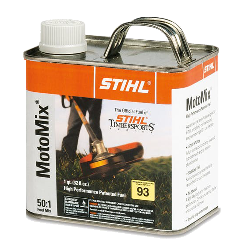 Stihl 7010 874 0101 MotoMix Combustible premezclado de 2 tiempos 1 cuarto de galón.