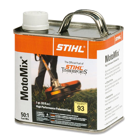 Stihl 7010 874 0101 MotoMix Combustible premezclado de 2 tiempos 1 cuarto de galón.
