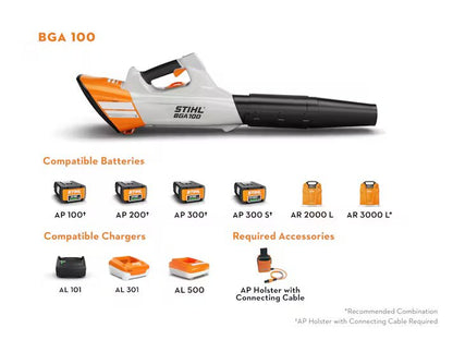 Stihl BGA 100 Battery Handheld Blower (Tool Only)