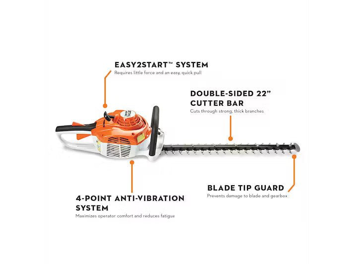 Stihl HS 46 CE 22 pulgadas. Motosierra