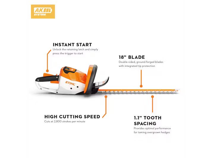Stihl HSA 56 Battery Hedge Trimmer (Tool Only)