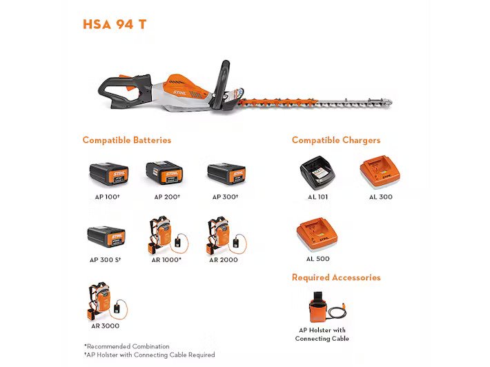 Cortasetos a batería Stihl HSA 94 T (solo herramienta)