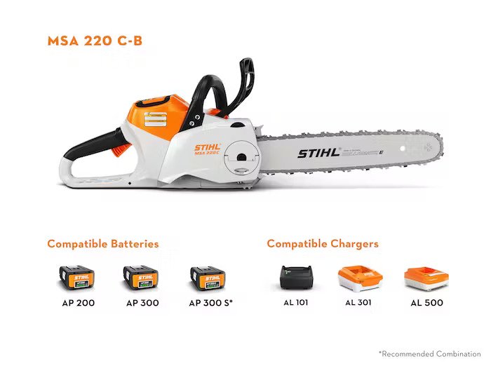 Stihl MSA 220 C-B Battery Chainsaw (Tool Only)