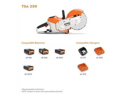 Sierra de corte a batería Stihl TSA 230 (solo herramienta)